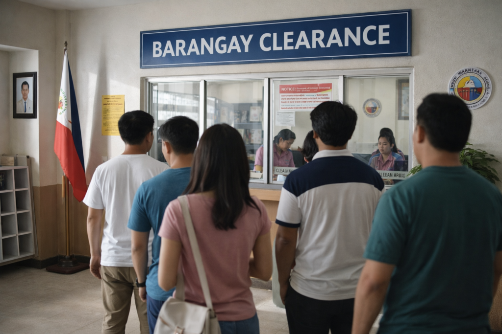 Barangay Clearance application process in the Philippines