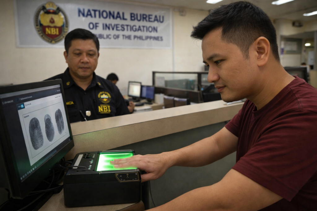 NBI Clearance Requirements in the Philippines 2026 biometric fingerprint process