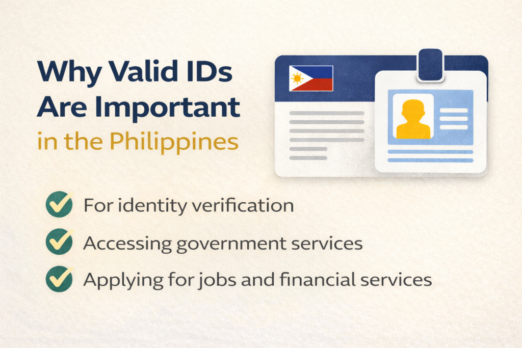 Valid ID Requirements Philippines very important