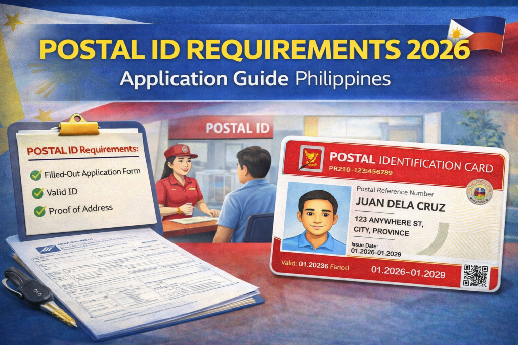 postal id requirements philippines 2026