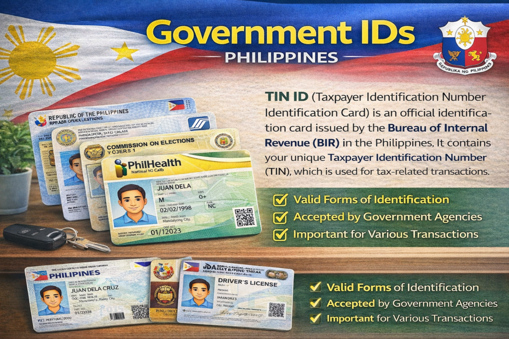 valid id requirements philippines 2026 list