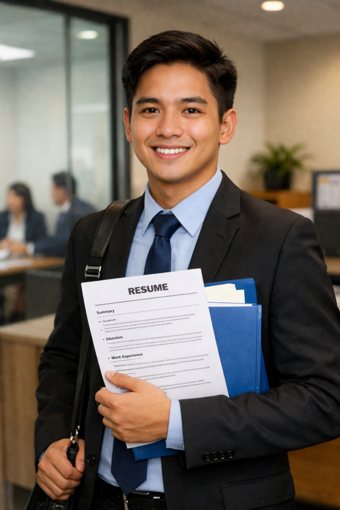 First time job requirements Philippines fresh graduate applying