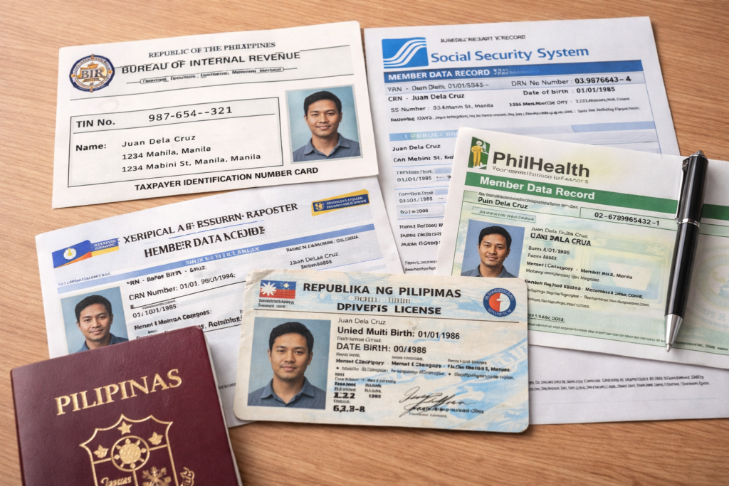 TIN ID online registration Philippines application process document ids