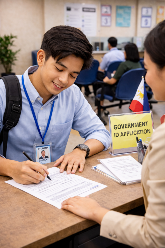 Valid ID for students Philippines with Government ID
