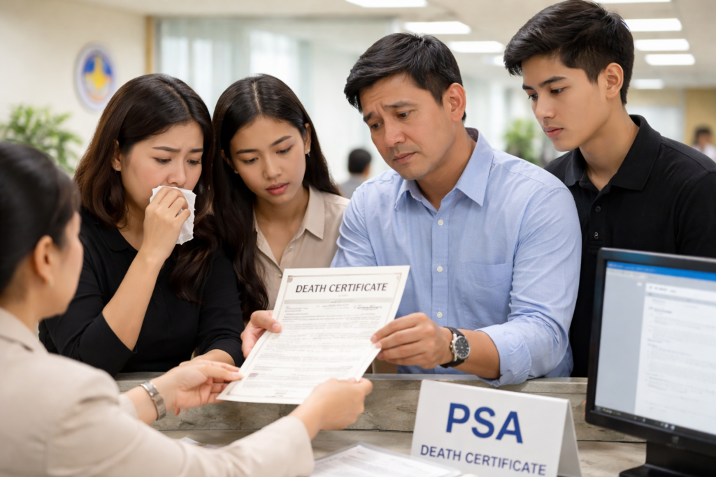death certificate requirements philippines