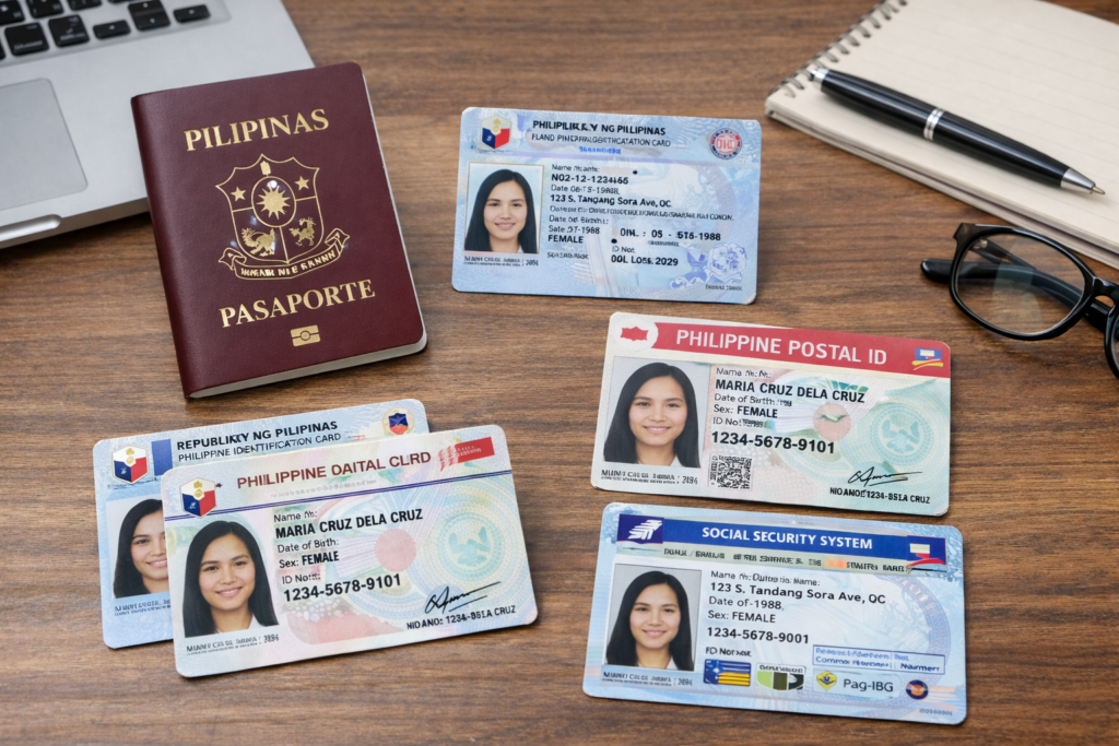 Government ID Requirements Philippines list of valid IDs