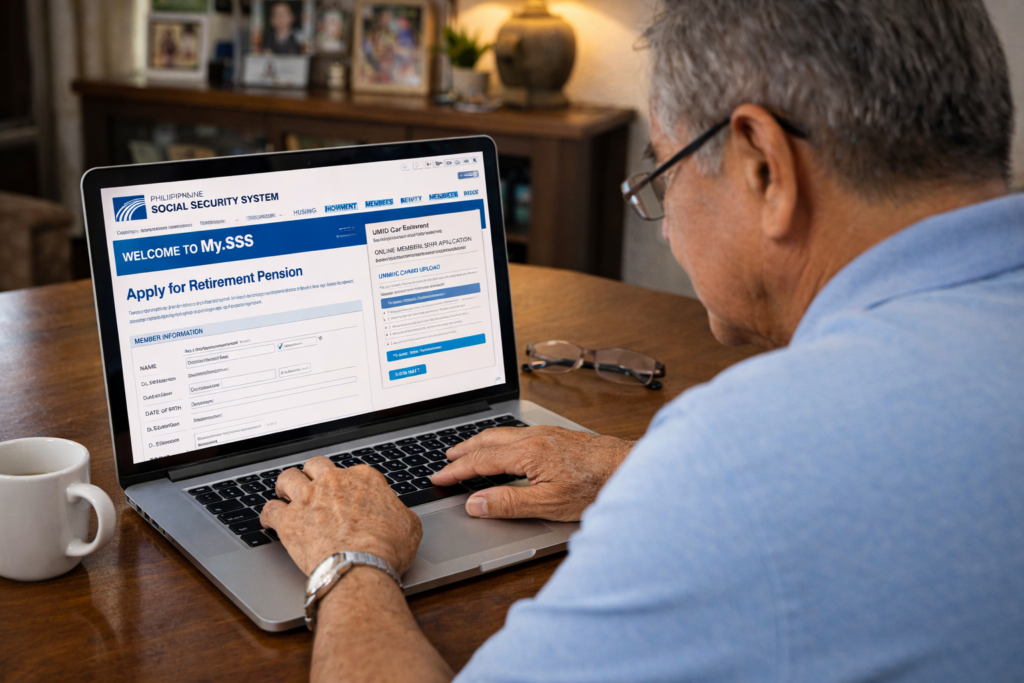 how to apply for SSS pension Philippines