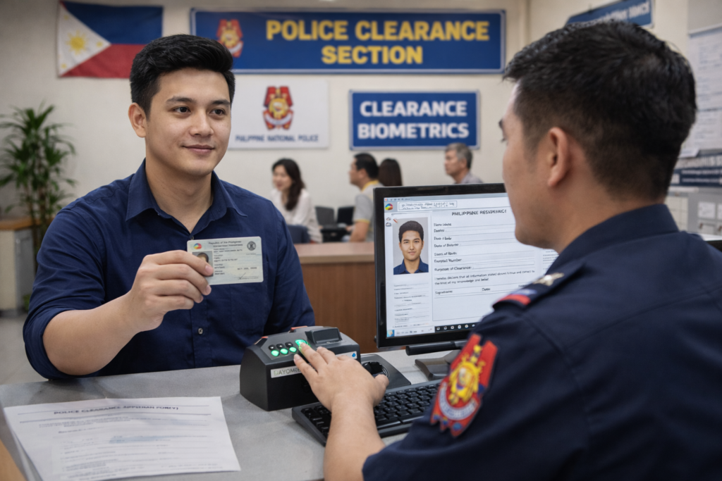 police clearance renewal Philippines documents and requirements