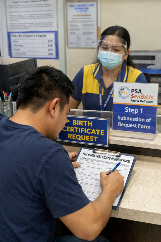 psa birth certificate application philippines process