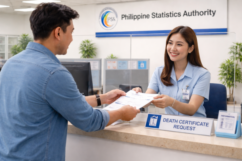 psa death certificate walk in requirements philippines