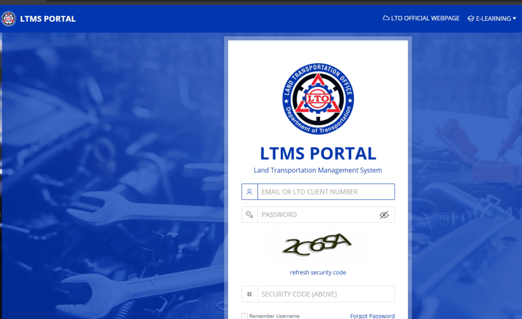 LTMS Portal process for LTO Student Permit Requirements Philippines 2026