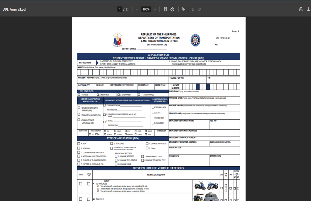 LTO Student Permit Requirements Philippines 2026 application process